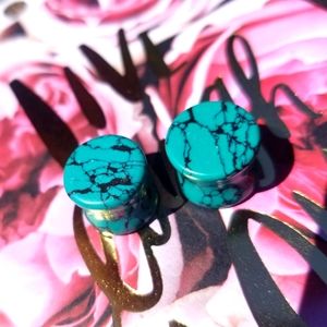 Turquoise Stone Plugs